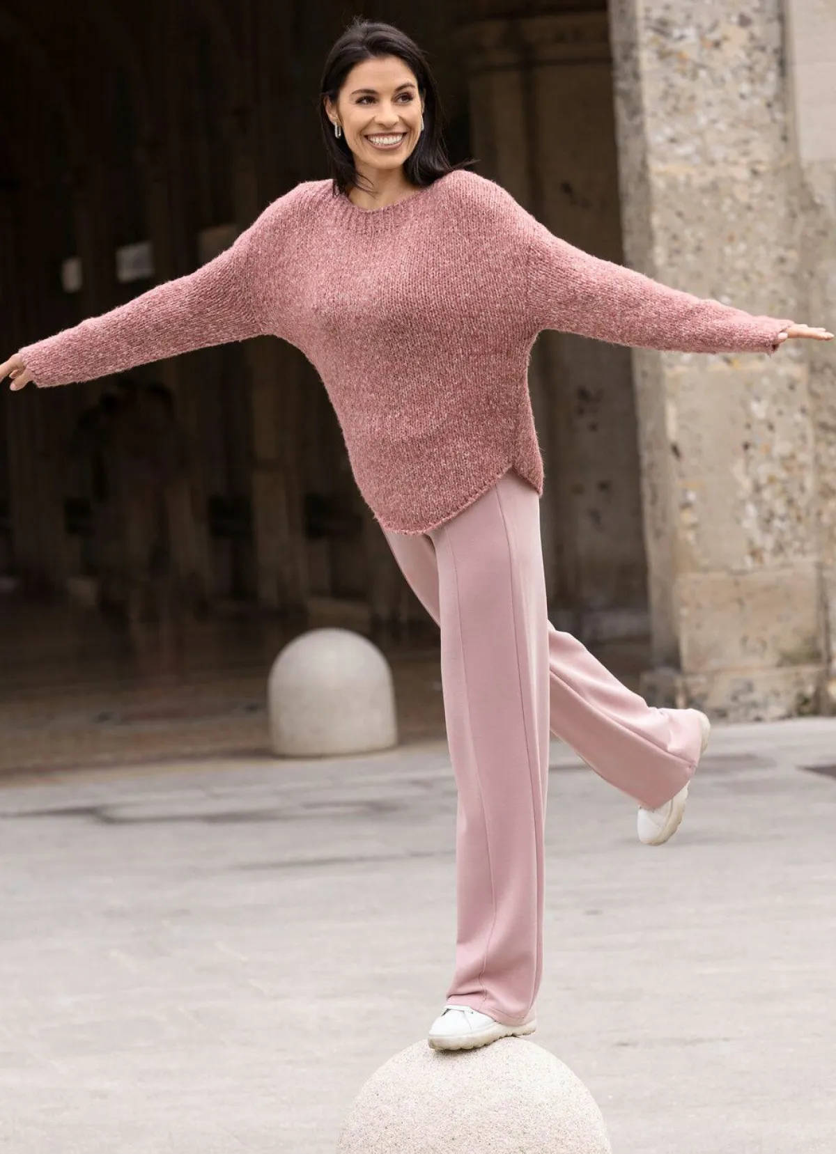 New laurakent Pullover aus Melangegarn HUMMER MELIERT