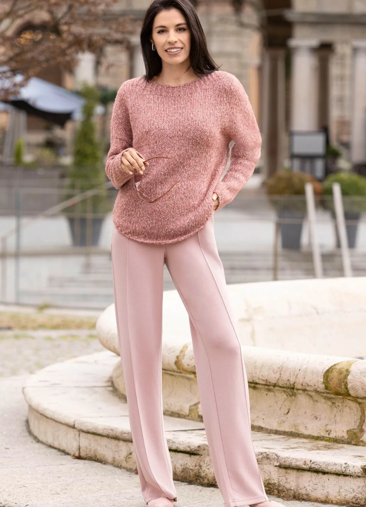 New laurakent Pullover aus Melangegarn HUMMER MELIERT