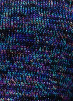 BADER Pullover aus Melangegarn SCHWARZ-MULTICOLOR