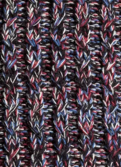 Discount BADER Pullover in aufwendiger Melange-Optik MARINE-MULTICOLOR