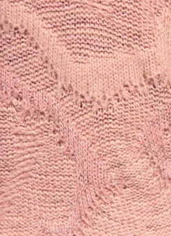 Online Tizia Pullover in aufwendiger Struktur mit Glitzer LACHS-LACHS MELIERT