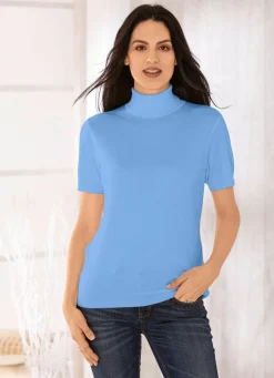 New BADER Pullover in edel glänzender Qualität BLEU