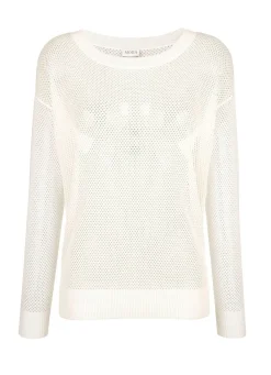 Sale BADER Pullover in Feinstrick ECRU