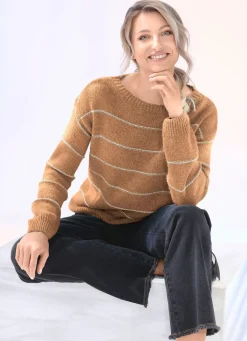 New BADER Pullover in Flauschqualität CAMEL
