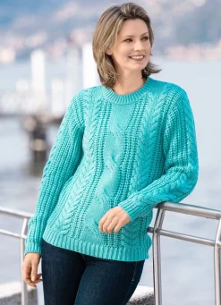 Hot BADER Pullover in Grobstrick MINT