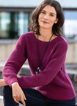 New BADER Pullover in Perlfang BEERE