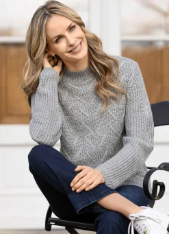 Online BADER Pullover in Perlfang GRAU