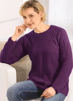 Discount BADER Pullover in Perlfang VIOLA