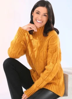 Hot BADER Pullover in sehr flauschiger Qualität SAFRAN