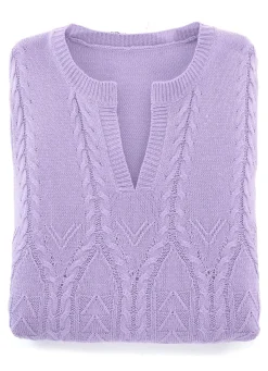 Clearance BADER Pullover in sehr weicher Qualität FLIEDER