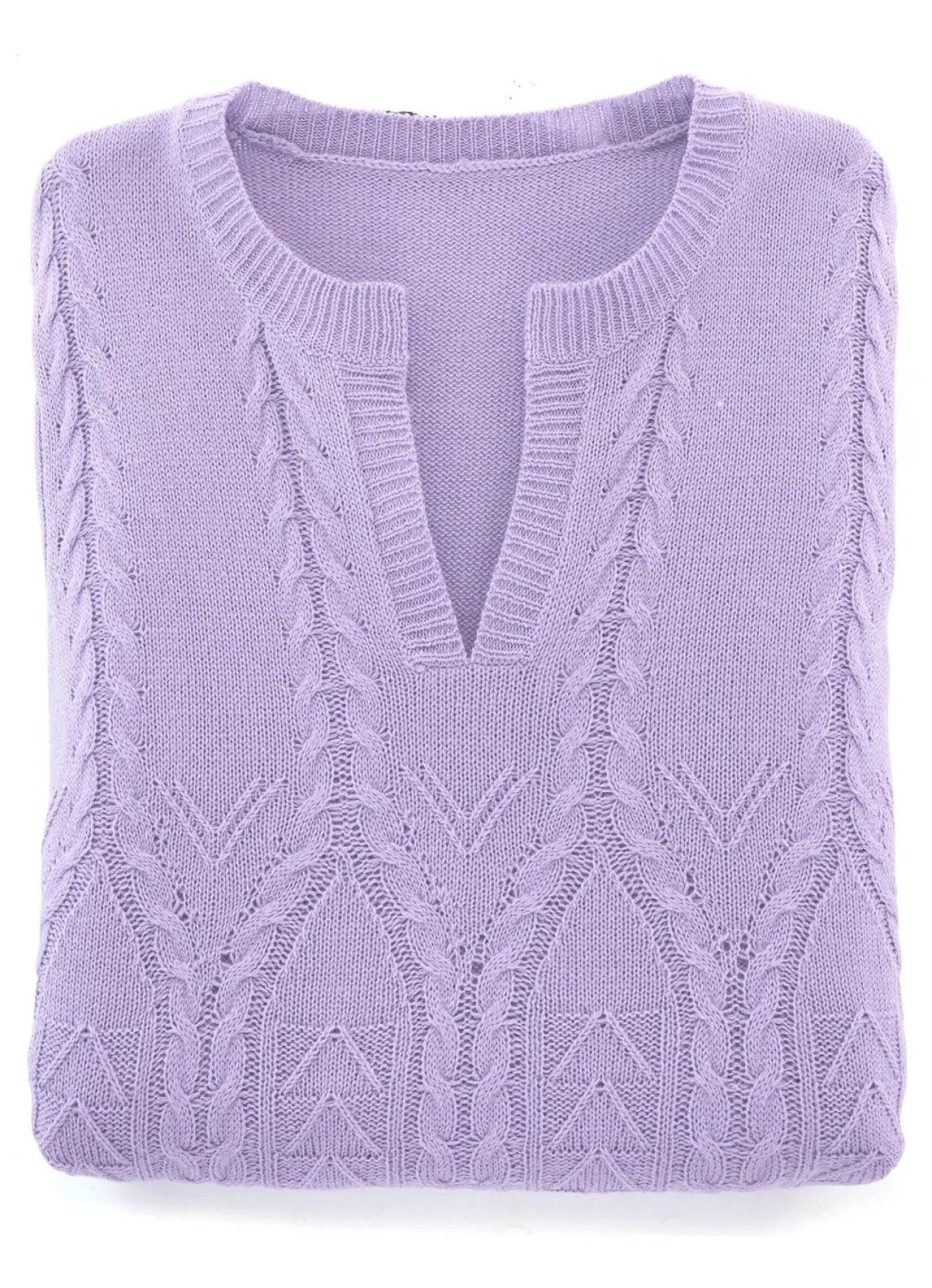 Clearance BADER Pullover in sehr weicher Qualität FLIEDER
