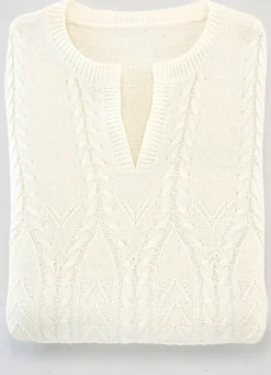 Outlet BADER Pullover in sehr weicher Qualität ECRU