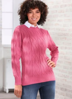 Outlet BADER Pullover in Strukturmix HUMMER