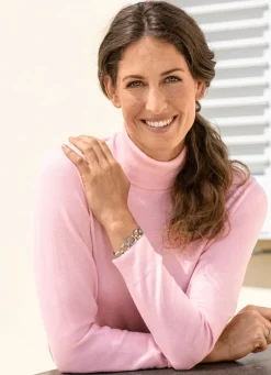 New BADER Pullover in weich fließender Qualität ROSÉ