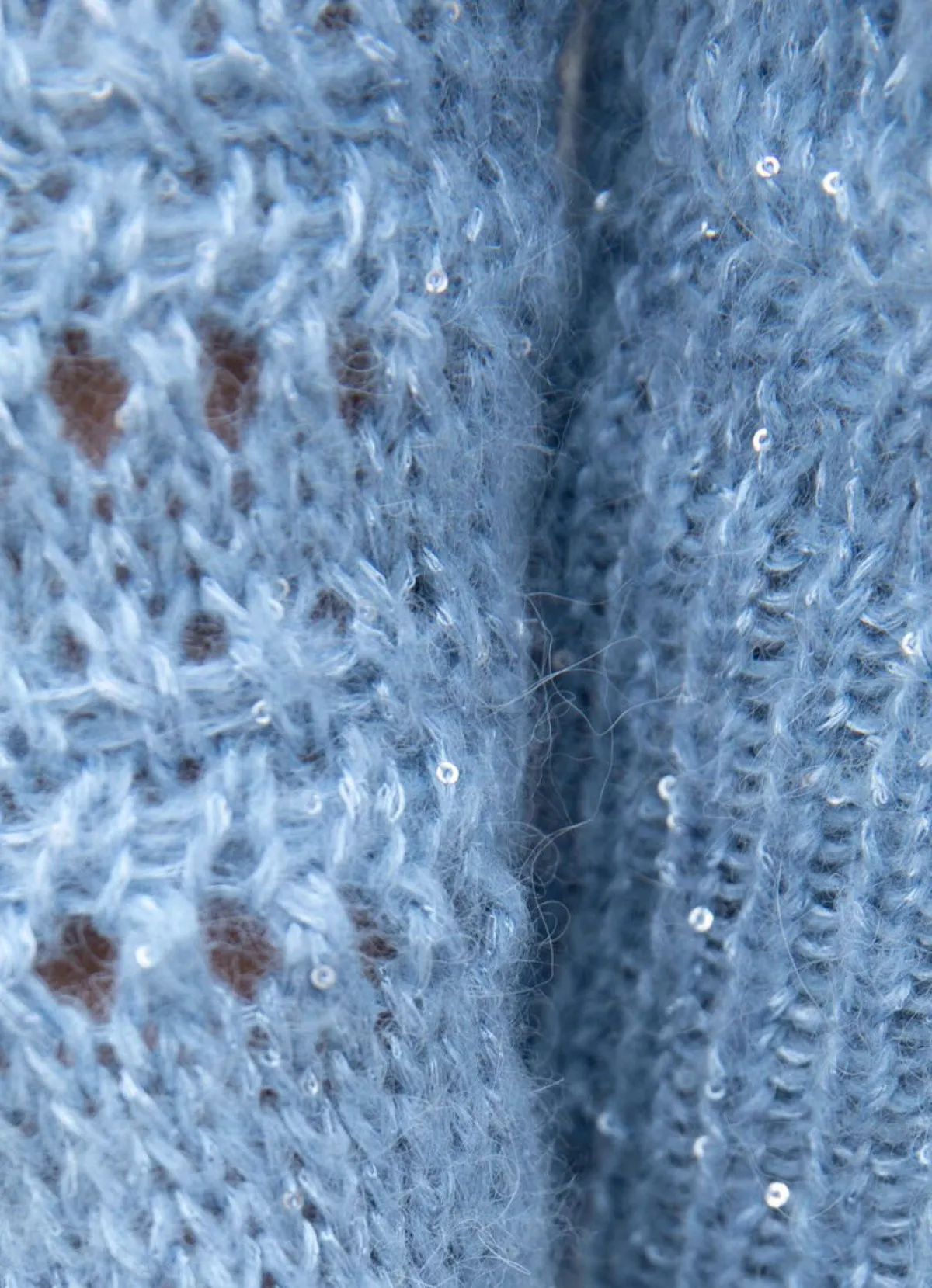 Hot Tizia Pullover mit Alpaka JEANSBLAU MELIERT