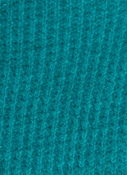 New BADER Pullover mit dekorativem Strukturmuster PETROL