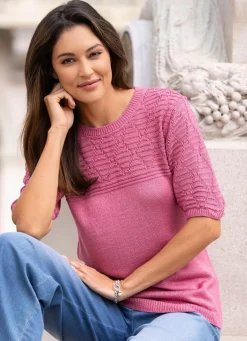 Outlet BADER Pullover mit dezentem Glanz AZALEE