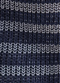 New BADER Pullover mit edlem Glitzereffekt MARINE-SILBERFARBEN