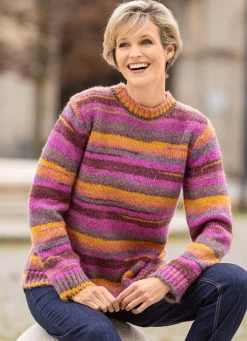 Hot BADER Pullover mit Farbverlauf MULTICOLOR