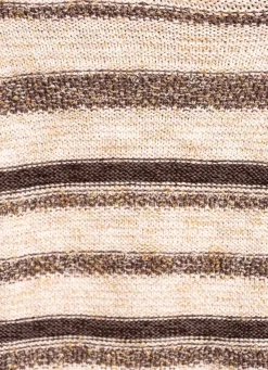 Clearance laurakent Pullover mit hochwertigem Effektgarn BRAUN-ECRU MELIERT
