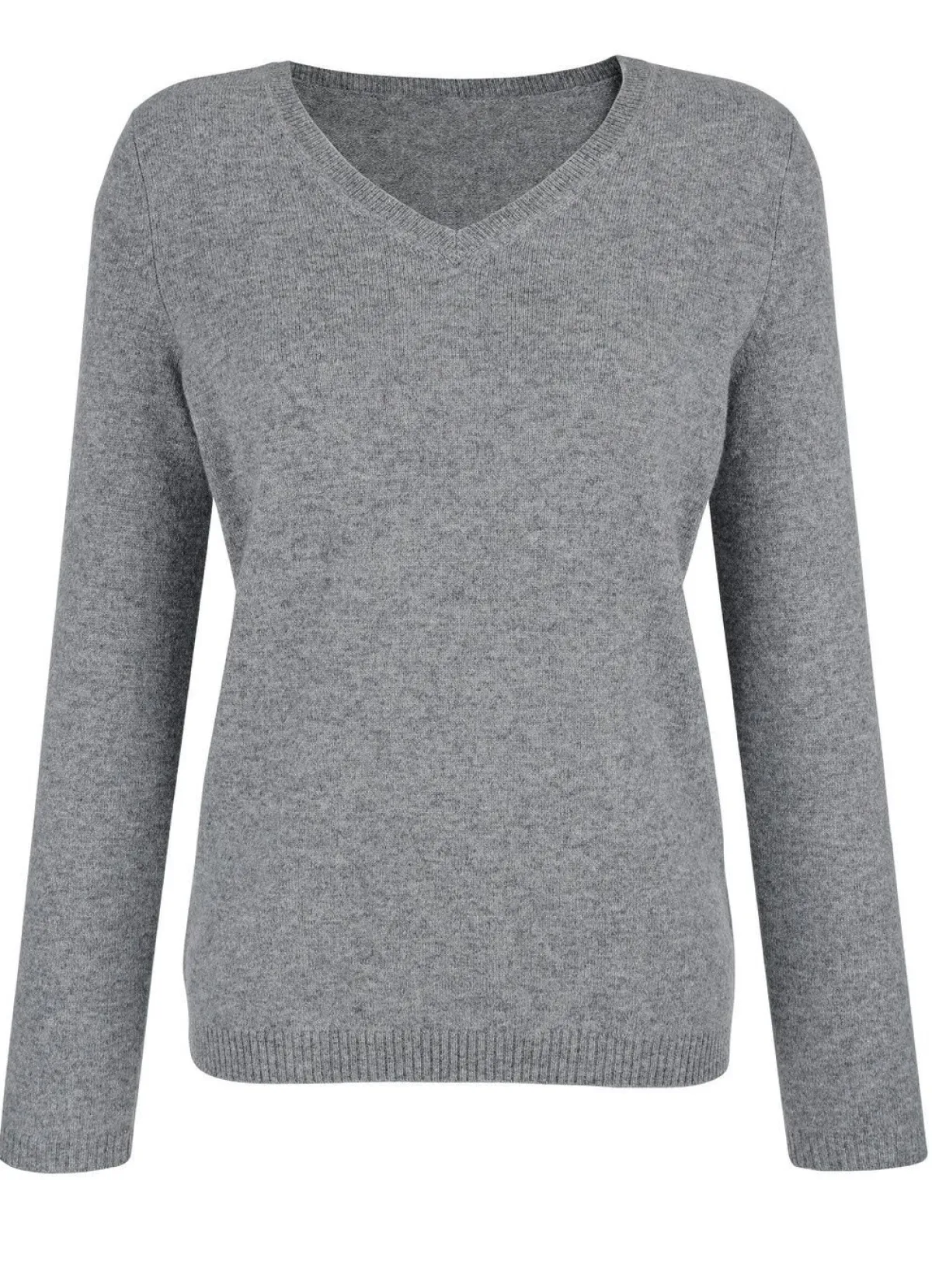 Online BADER Pullover mit Kaschmir HELLGRAU