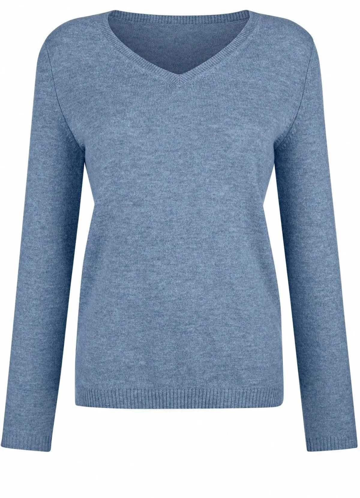 New BADER Pullover mit Kaschmir HELLBLAU