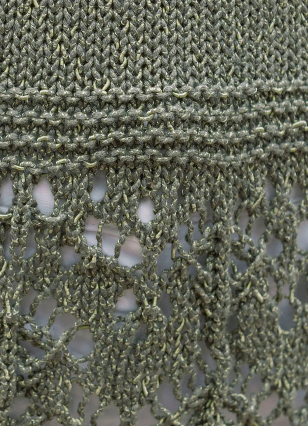 Sale BADER Pullover mit Melange-Effekt durch edles Glanzgarn OLIV MELIERT