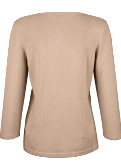 New BADER Pullover mit Modal SAND