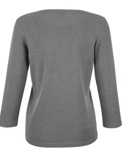 Discount BADER Pullover mit Modal GRAU