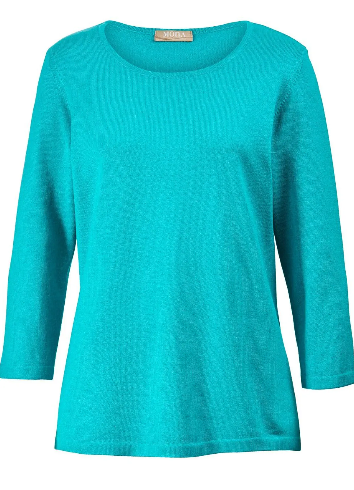 Best BADER Pullover mit Modal TÜRKIS