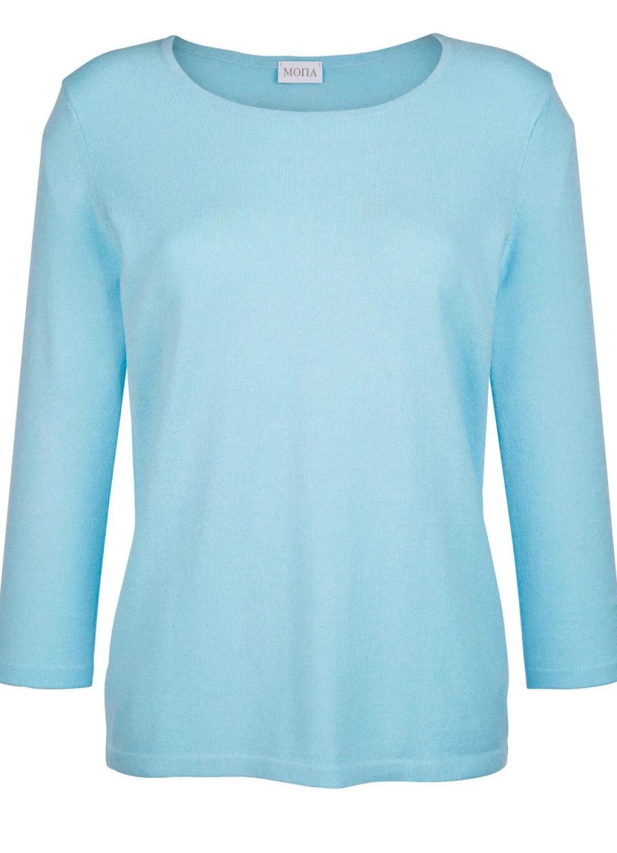 Best BADER Pullover mit Modal HELLBLAU