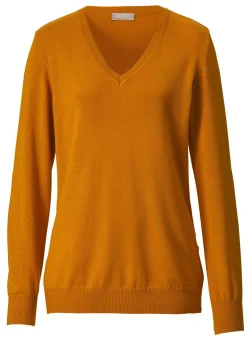 Clearance BADER Pullover mit Modal-Anteil OCKER