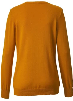 Clearance BADER Pullover mit Modal-Anteil OCKER