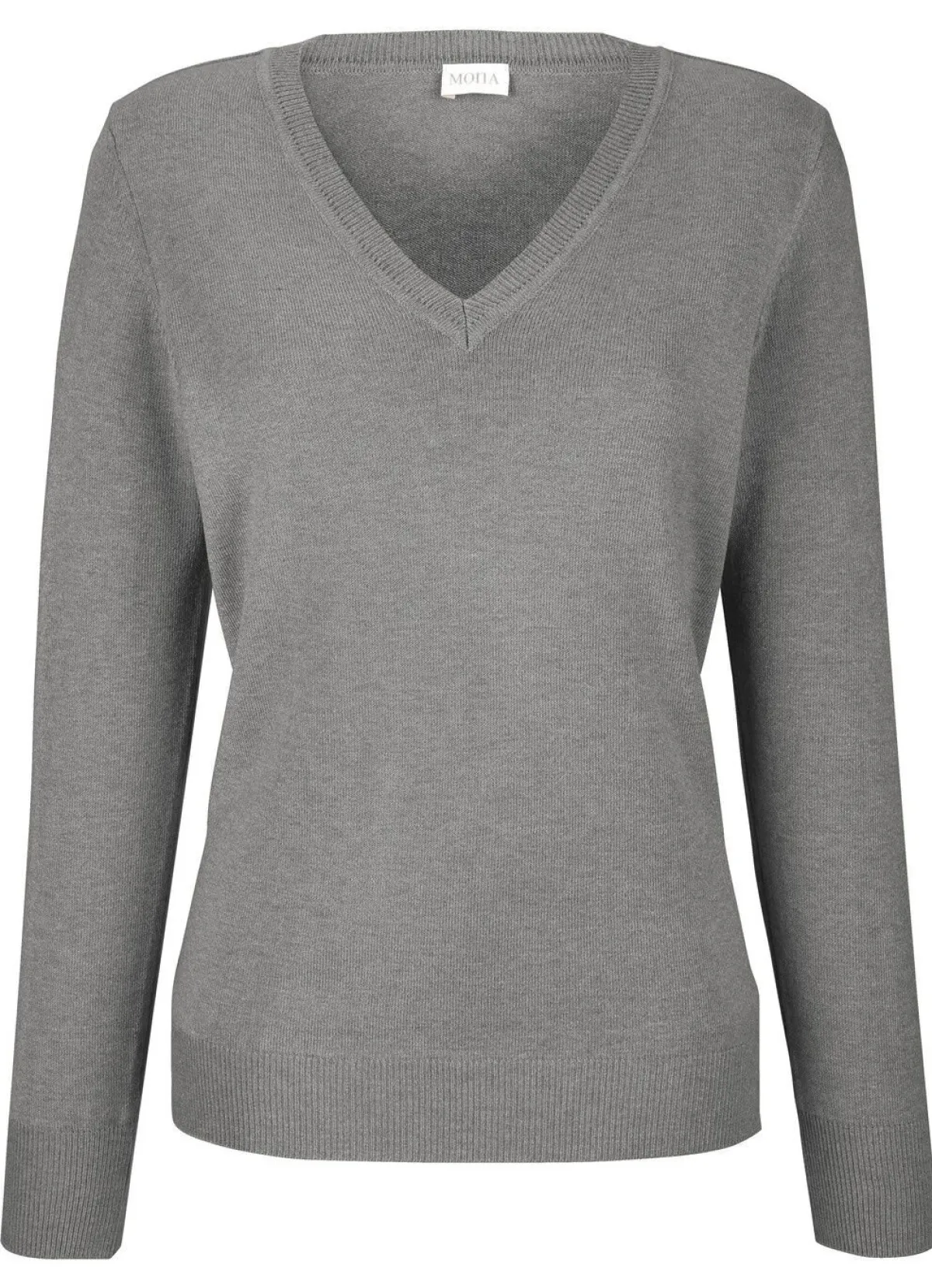 Hot BADER Pullover mit Modal-Anteil GRAU