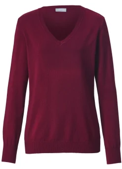 Best BADER Pullover mit Modal-Anteil BEERE