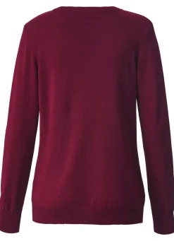 Best BADER Pullover mit Modal-Anteil BEERE