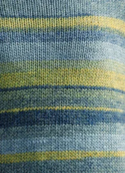 Online BADER Pullover mit Schurwolle BLAU-GELB-MULTICOLOR