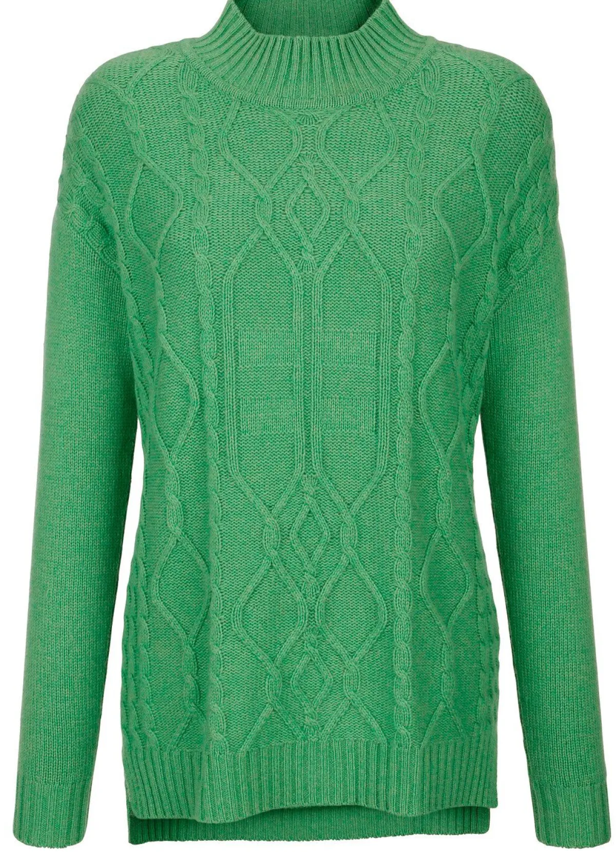 Sale BADER Pullover mit Schurwolle und Kaschmir GRÜN