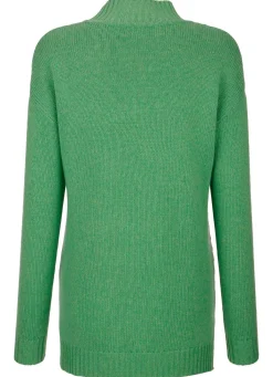 Sale BADER Pullover mit Schurwolle und Kaschmir GRÜN