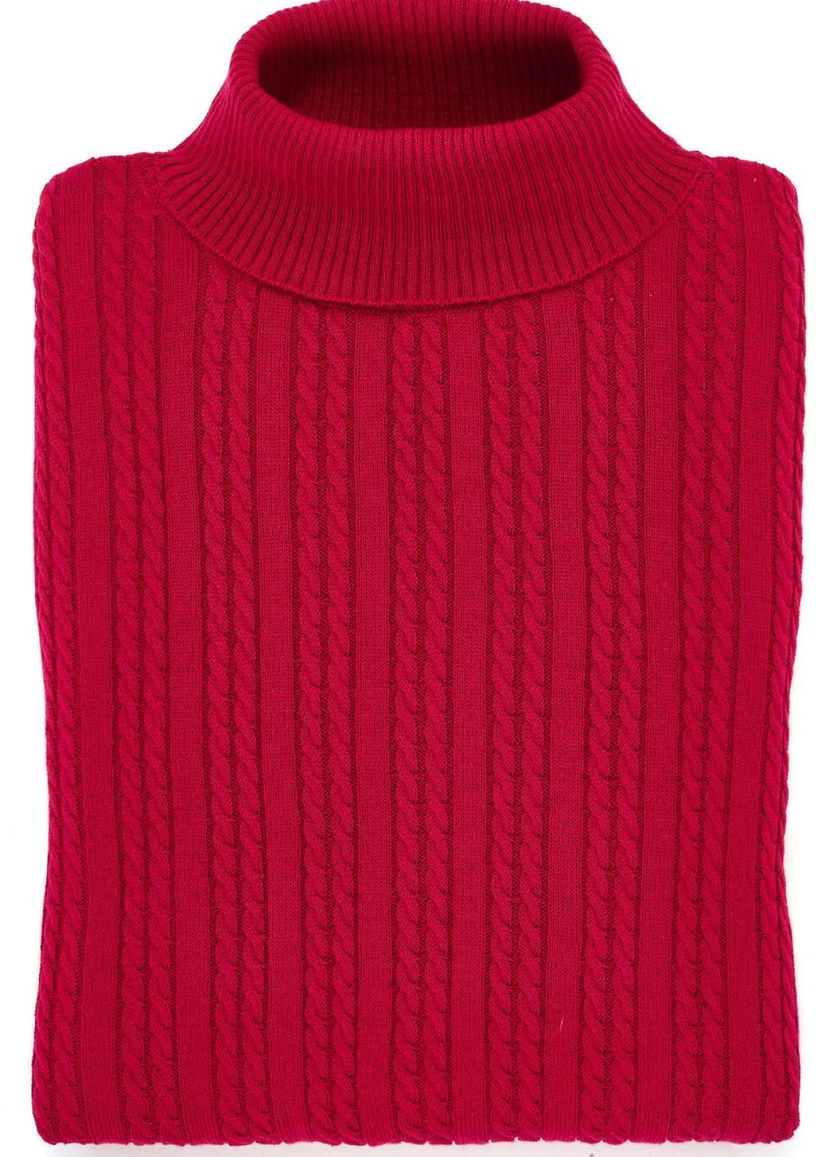BADER Pullover mit streckender Struktur ROT