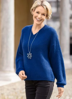 Hot BADER Pullover mit weichem Griff ROYALBLAU