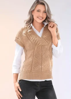 Clearance BADER Pullunder in Strukturmix CAMEL