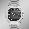 Best BADER Quartz-Herrenuhr aus Edelstahl