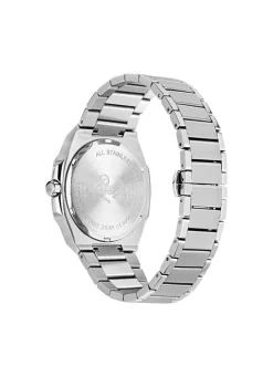POOLS Quartz-Herrenuhr aus Edelstahl