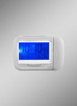 Clearance BADER Quarz-Projektions-Wecker von Pools silber