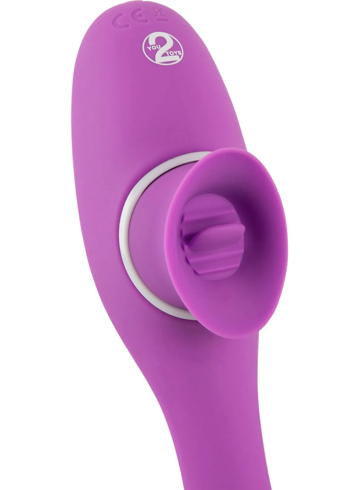 BADER Rabbitvibrator mit Leckfunktion LILA