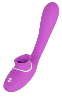 BADER Rabbitvibrator mit Leckfunktion LILA