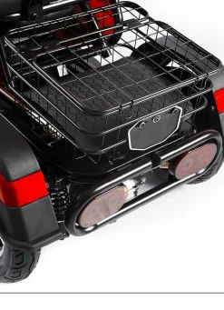 Discount BADER 3-Rad Elektromobil im Stil eines Kompaktrollers ROT