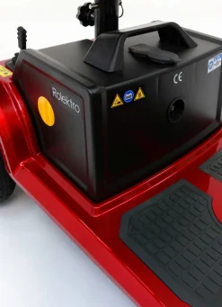 BADER 4-Rad-Roller von Rolektro ROT