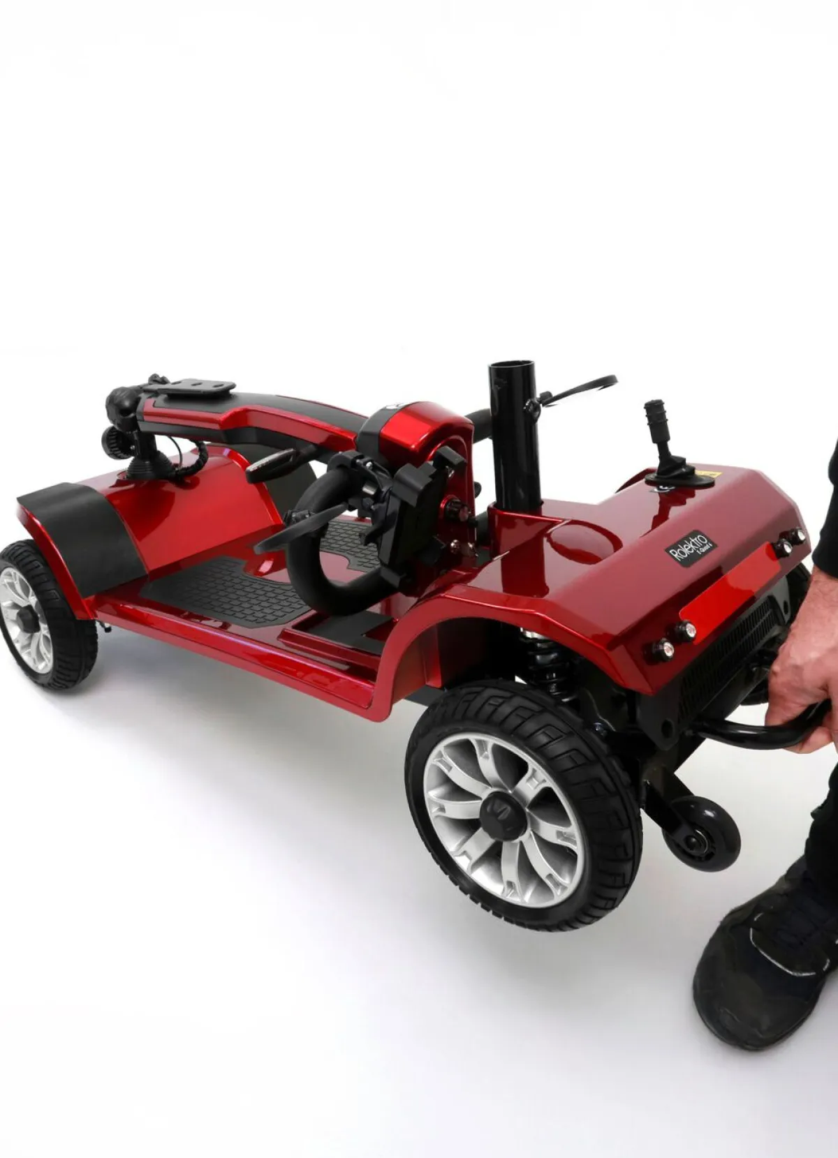 BADER 4-Rad-Roller von Rolektro ROT
